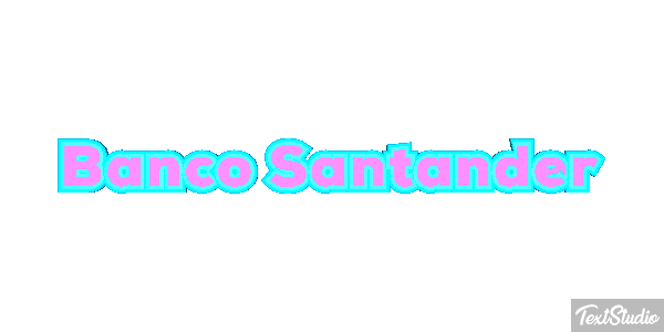 Banco Santander Texteffekt