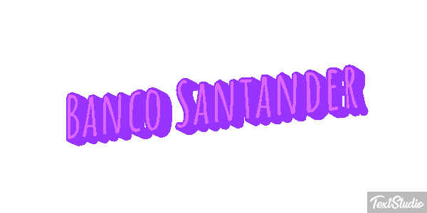 Banco Santander Texteffekt