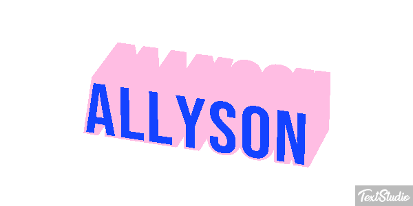 Allyson Efekt tekstowy