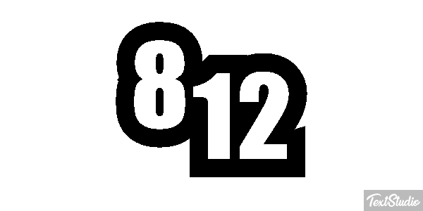 812 Efekt tekstowy