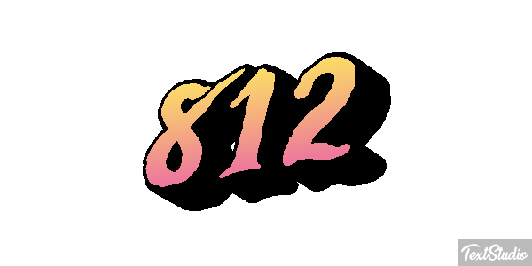 812 Efekt tekstowy