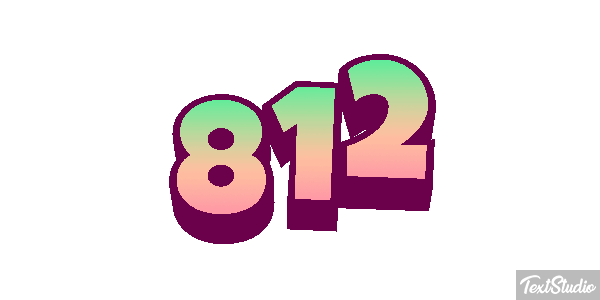 812 Efekt tekstowy