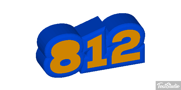 812 Efekt tekstowy