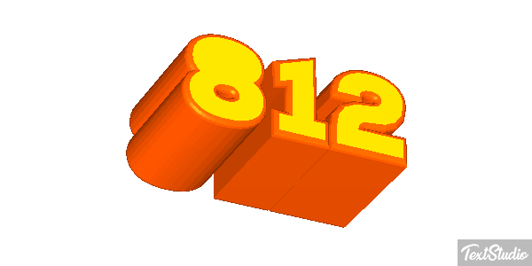 812 Efekt tekstowy