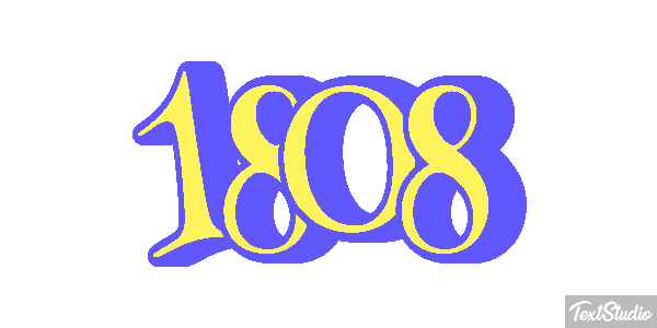 1808 Текстовый эффект