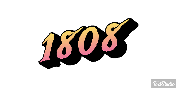 1808 Текстовый эффект