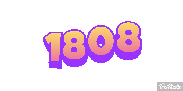 1808 Текстовый эффект