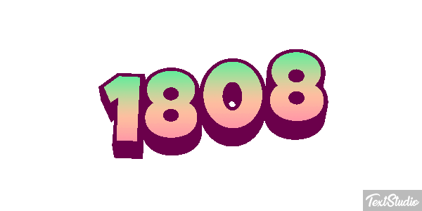 1808 Текстовый эффект