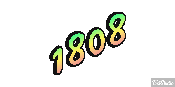 1808 Текстовый эффект