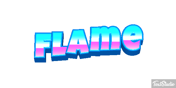 Flame Text effect