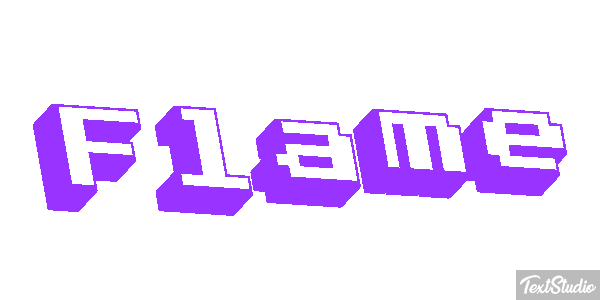 Flame Text effect