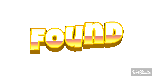 Found Text effect