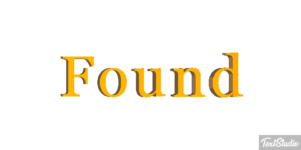 Found Text effect