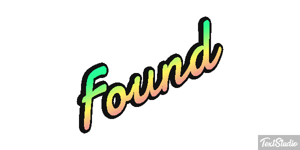 Found Text effect