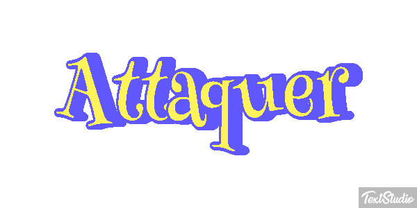 Attaquer Effet de texte