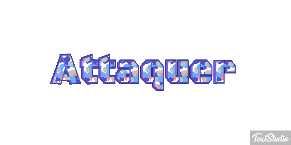 Attaquer Effet de texte