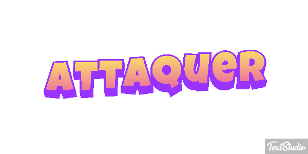 Attaquer Effet de texte