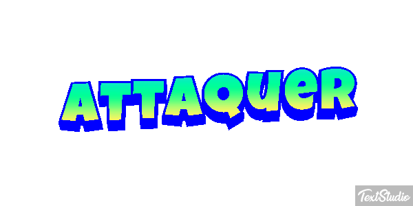 Attaquer Effet de texte