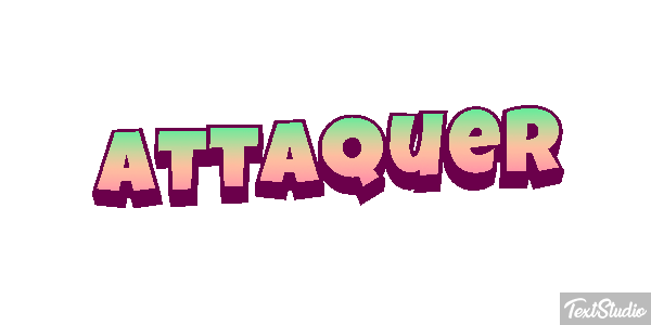 Attaquer Effet de texte