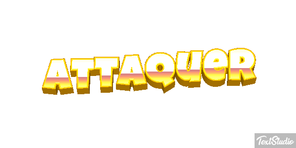 Attaquer Effet de texte