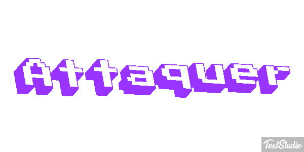 Attaquer Effet de texte