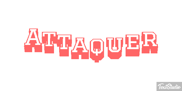 Attaquer Effet de texte