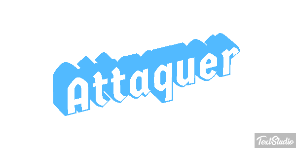 Attaquer Effet de texte