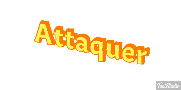 Attaquer Effet de texte