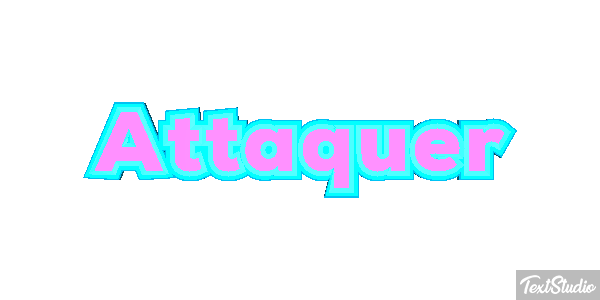 Attaquer Effet de texte