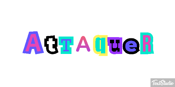 Attaquer Effet de texte