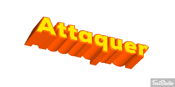 Attaquer Effet de texte