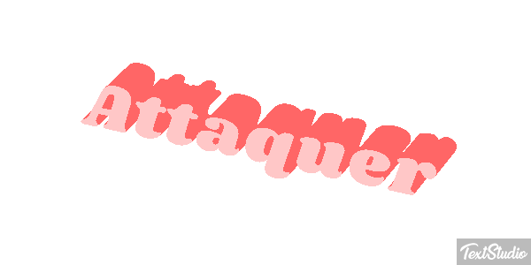 Attaquer Effet de texte
