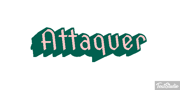 Attaquer Effet de texte