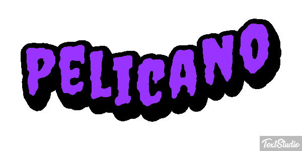 Pelícano Efecto de texto