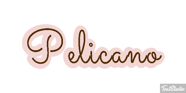 Pelícano Efecto de texto