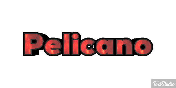 Pelícano Efecto de texto