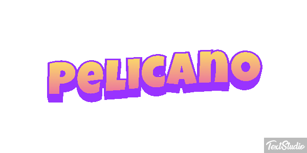 Pelícano Efecto de texto