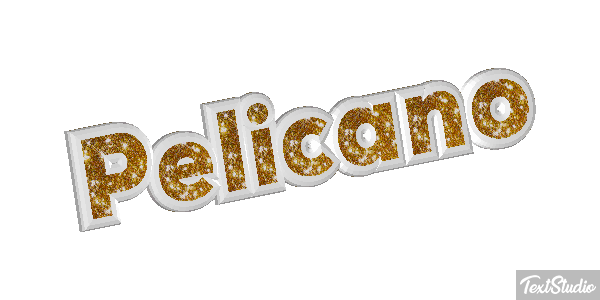 Pelícano Efecto de texto