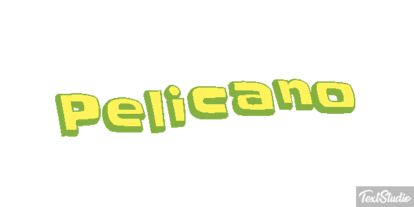 Pelícano Efecto de texto
