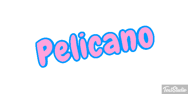 Pelícano Efecto de texto