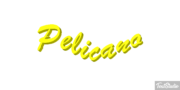 Pelícano Efecto de texto