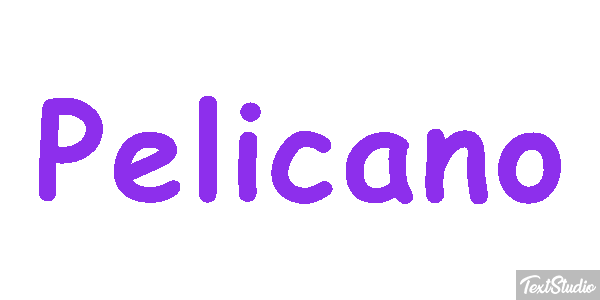 Pelícano Efecto de texto