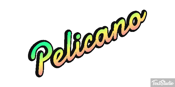 Pelícano Efecto de texto
