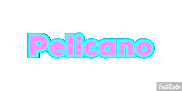 Pelícano Efecto de texto