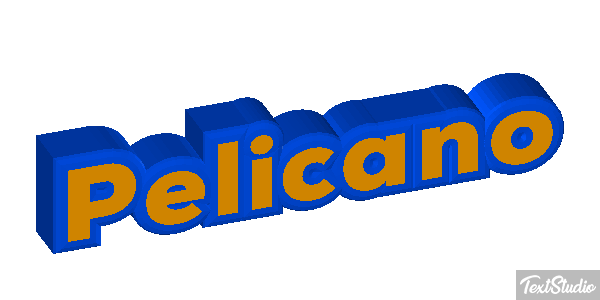 Pelícano Efecto de texto