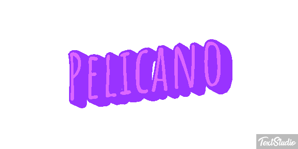 Pelícano Efecto de texto