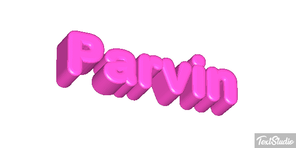 Parvin Efecto de texto