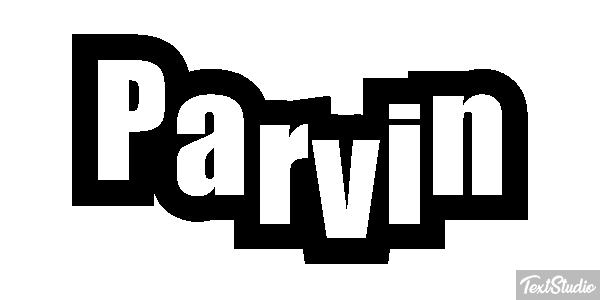 Parvin Efecto de texto