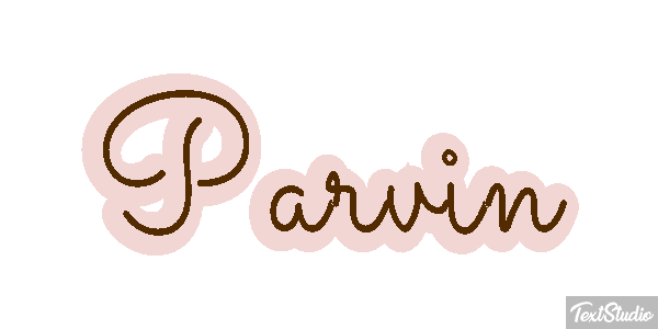 Parvin Efecto de texto