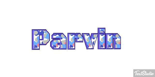 Parvin Efecto de texto